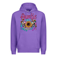 Purple auntie like a mom Premium Hoodie - JahusDesignShop