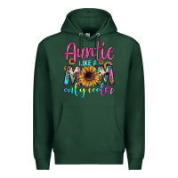 Sports Green auntie like a mom Premium Hoodie - JahusDesignShop