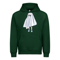 Foreset Green cute ghost Urban Hoodie - BundleAndBundleShop