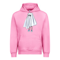 Fuchsia Pink cute ghost Urban Hoodie - BundleAndBundleShop