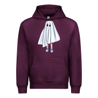 Mauve Wine cute ghost Urban Hoodie - BundleAndBundleShop