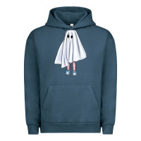 Pigment Midnight Navy cute ghost Urban Hoodie - BundleAndBundleShop
