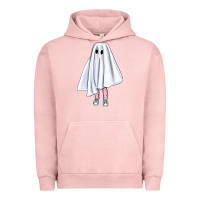 Pigment Salmon cute ghost Urban Hoodie - BundleAndBundleShop