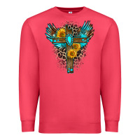Cardinal gemstone cross Premium Sweatshirt - Zillion Design Studio