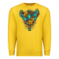 Lemon gemstone cross Premium Sweatshirt - Zillion Design Studio