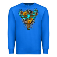 True Royal gemstone cross Premium Sweatshirt - Zillion Design Studio