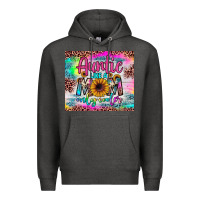 Charcoal Heather auntie like a mom Premium Hoodie - JahusDesignShop