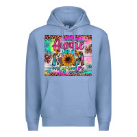 Colony Blue auntie like a mom Premium Hoodie - JahusDesignShop
