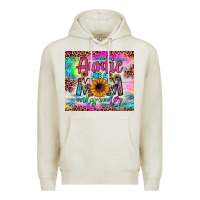Oatmeal Heather auntie like a mom Premium Hoodie - JahusDesignShop