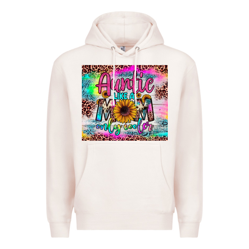 Auntie Like A Mom Premium Hoodie by JahusDesignShop | Teevron