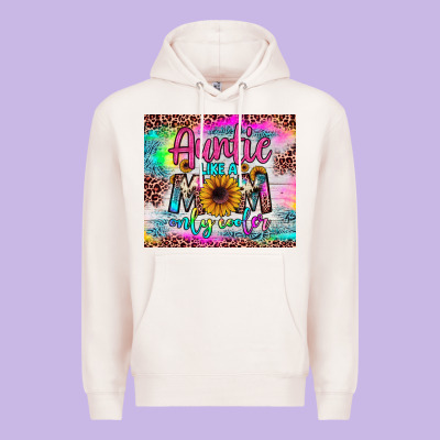 Auntie Like A Mom Premium Hoodie Designed By Jahusdesignshop
