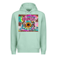 Seafoam auntie like a mom Premium Hoodie - JahusDesignShop