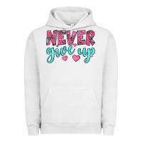 Pigment Lunar Rock never give up Urban Hoodie - JahusDesignShop
