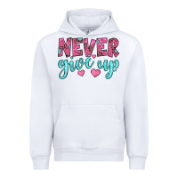 White never give up Urban Hoodie - JahusDesignShop