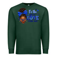 Sports Green sorority colors it's the self love for me afro wom Premium Sweatshirt - texasbilliewilder