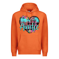 Carrot auntie leopard turquoise heart Premium Hoodie - JahusDesignShop