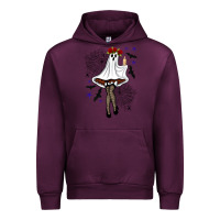 Mauve Wine freak ghost halloween Urban Hoodie - BundleAndBundleShop