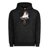 Pigment Black freak ghost halloween Urban Hoodie - BundleAndBundleShop