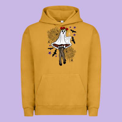 Freak Ghost Halloween Urban Hoodie Designed By Bundleandbundleshop