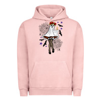 Pigment Salmon freak ghost halloween Urban Hoodie - BundleAndBundleShop