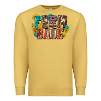 Antique Gold farm babe Premium Sweatshirt - Zillion Design Studio