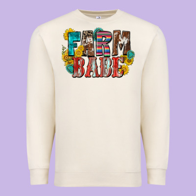 Premium Sweatshirt farm babe