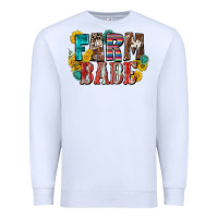 White farm babe Premium Sweatshirt - Zillion Design Studio