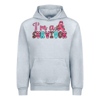 Heather Grey i'm a survivor Urban Hoodie - JahusDesignShop
