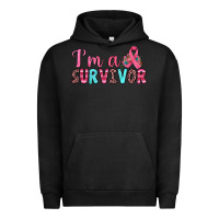 Pigment Black i'm a survivor Urban Hoodie - JahusDesignShop