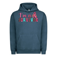 Pigment Midnight Navy i'm a survivor Urban Hoodie - JahusDesignShop