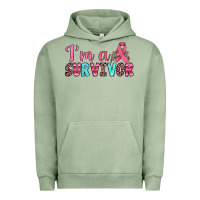 Pigment Oil Green i'm a survivor Urban Hoodie - JahusDesignShop