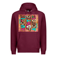 Burgundy auntie heifer Premium Hoodie - JahusDesignShop