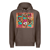 Coffee auntie heifer Premium Hoodie - JahusDesignShop