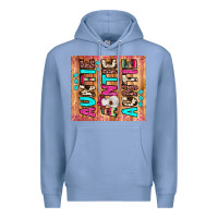 Colony Blue auntie heifer Premium Hoodie - JahusDesignShop