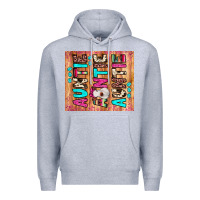 Heather Grey auntie heifer Premium Hoodie - JahusDesignShop