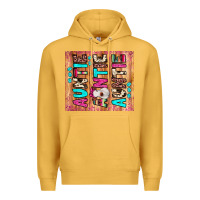 Mustard auntie heifer Premium Hoodie - JahusDesignShop
