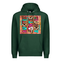 Sports Green auntie heifer Premium Hoodie - JahusDesignShop