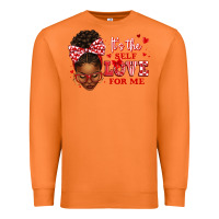 Carrot sorority colors red and white it's the self love f Premium Sweatshirt - texasbilliewilder