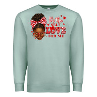 Seafoam sorority colors red and white it's the self love f Premium Sweatshirt - texasbilliewilder