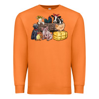 Carrot farm animals wagon Premium Sweatshirt - Zillion Design Studio