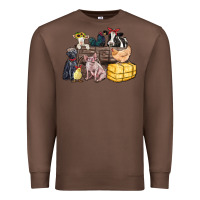 Chestnut farm animals wagon Premium Sweatshirt - Zillion Design Studio