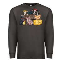Smoke farm animals wagon Premium Sweatshirt - Zillion Design Studio
