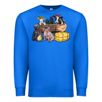 True Royal farm animals wagon Premium Sweatshirt - Zillion Design Studio