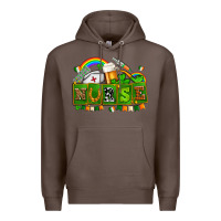 Coffee st patricks nurse Premium Hoodie - AdoDesignShop