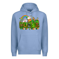 Colony Blue st patricks nurse Premium Hoodie - AdoDesignShop