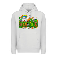 Dove Grey st patricks nurse Premium Hoodie - AdoDesignShop