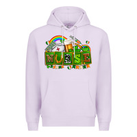 Lilac st patricks nurse Premium Hoodie - AdoDesignShop