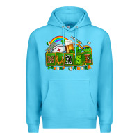 Ocean Blue st patricks nurse Premium Hoodie - AdoDesignShop