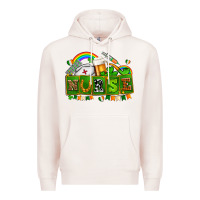 Pale Pink st patricks nurse Premium Hoodie - AdoDesignShop