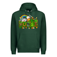 Sports Green st patricks nurse Premium Hoodie - AdoDesignShop